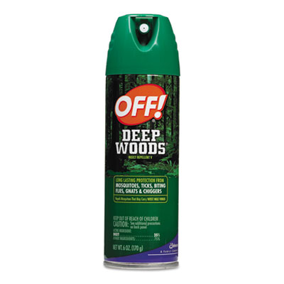 OFF! Deep Woods OFF!, 6 oz Aerosol Can, Unscented