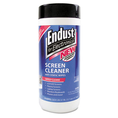 Endust Antistatic Cleaning Wipes, Premoistened,