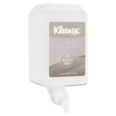 KLEENEX Alcohol-Free Foam
Hand Sanitizer, 1000mL, Clear