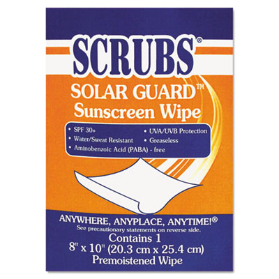 SCRUBS Solar Guard Sunscreen Towels