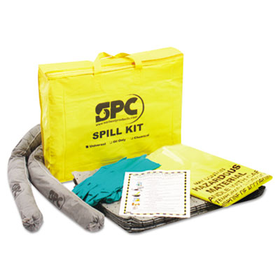 SPC Allwik Economy Portable Spill Kit, .5gal, 15w x 19l,