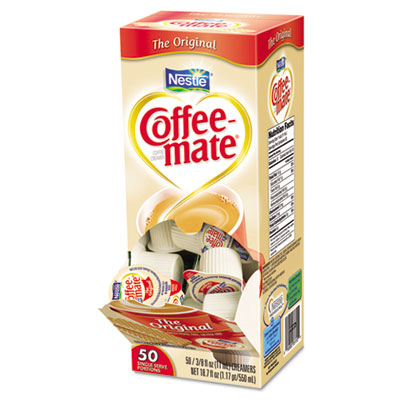 Coffee-mate Original Creamer, .375 oz., 50 Creamers/Box