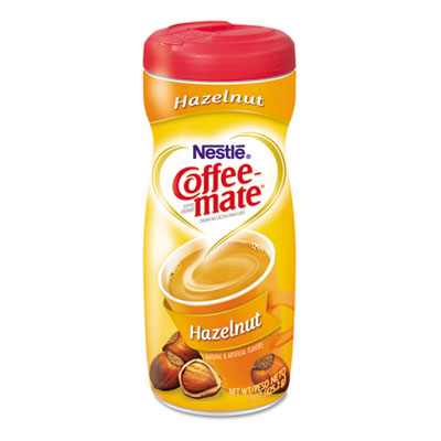 Coffee-mate Hazelnut Creamer Powder, 15-oz Plastic Bottle