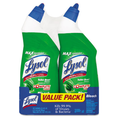 LYSOL Brand Disinfectant
Bathroom Cleaner with Bleach,
Liquid, 24 oz Bottle