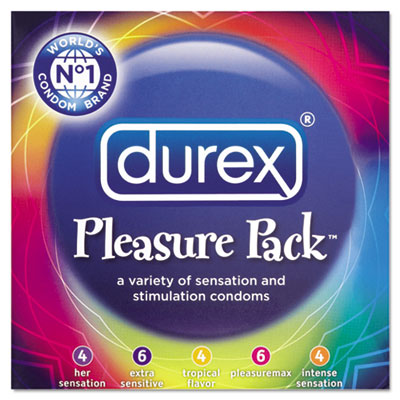 Durex Pleasure Pack Condoms, Assorted