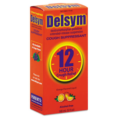 Delsym Adult Cough Suppressant, Orange, 5 oz