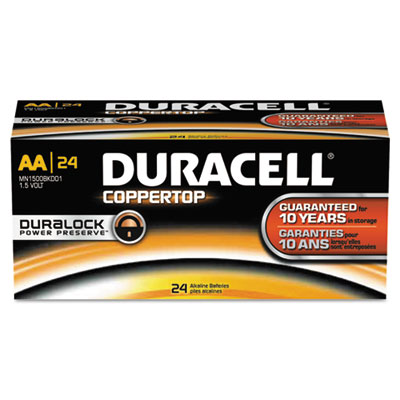 Duracell CopperTop Alkaline Batteries with Duralock Power