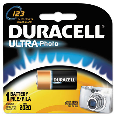 Duracell Ultra High Power Lithium Battery, 123, 3V