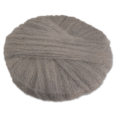 GMT Radial Steel Wool Pads,
Grade 0 (fine): Cleaning &amp;
Polishing, 17 in Dia, Gray