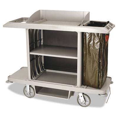 Rubbermaid Commercial Full-Size Housekeeping Cart,
