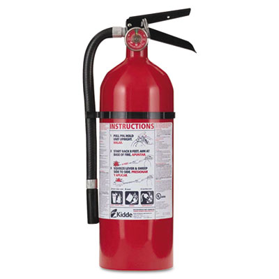 Kidde Pro 210 Consumer Fire Extinguisher, 2-A,10-B:C,