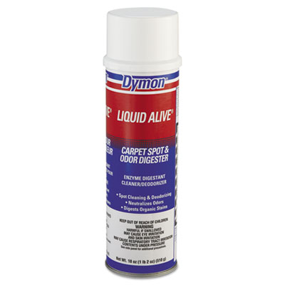 Dymon LIQUID ALIVE Carpet Cleaner/Deodorizer, 20oz,
