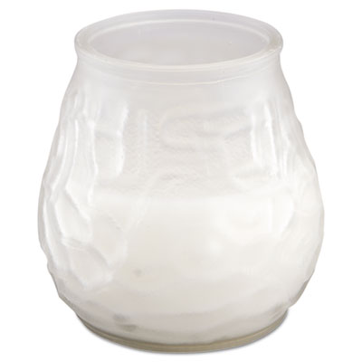 Fancy Heat Victorian Filled Candle, White Frost, 60 Hour
