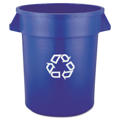 Rubbermaid Commercial Brute Recycling Container, Round,