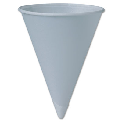 SOLO Cup Company Bare Treated Paper Cone Water Cups, 6 oz.,