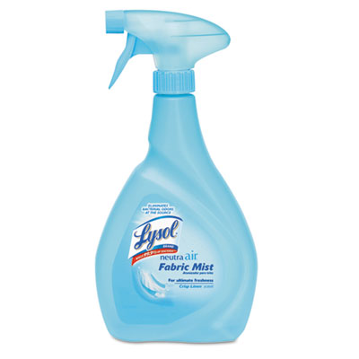 LYSOL Brand Fabric Mist,
Crisp Linen Scent, Liquid, 27
oz. Trigger Spray Bottle