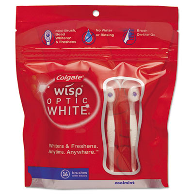 Colgate Wisp Mini-Brush, Coolmint, 16/Pack