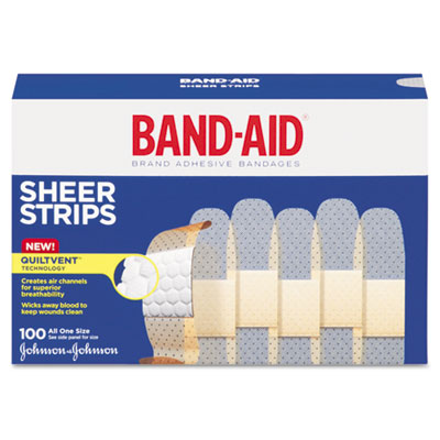 BAND-AID Bandages, 3/4 x 3, Flexible Fabric, Adhesive