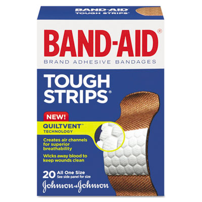 BAND-AID Flexible Fabric Adhesive Tough Strip