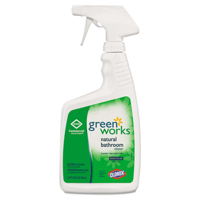 Green Works Naturally Derived Bathroom Cleaner, 24oz Spray