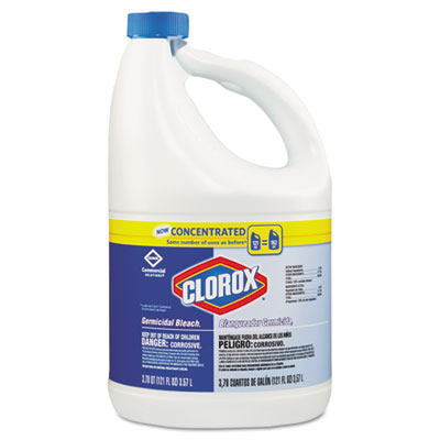 Clorox Germicidal Bleach, Regular, 121oz Bottle