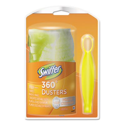 Swiffer 360 Starter Kit, Handle/Disposable Duster