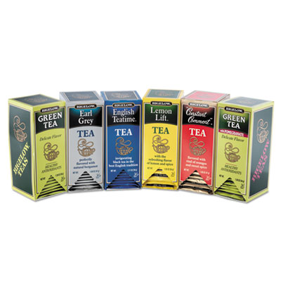 Bigelow Assorted Tea Packs, Six Flavors, 28 Bags Of Each