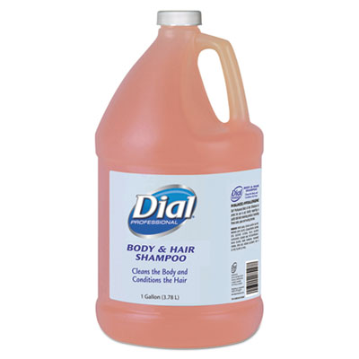 Dial Body and Hair Shampoo, 1-gal Bottle, Gender-Neutral