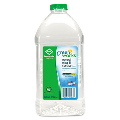 Green Works Naturally Derived
Glass and Surface Cleaner,
64oz Bottle
