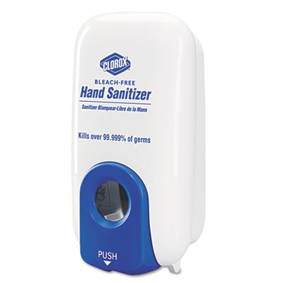 Clorox Hand Sanitizer Dispenser, 1000 ml, White/Blue