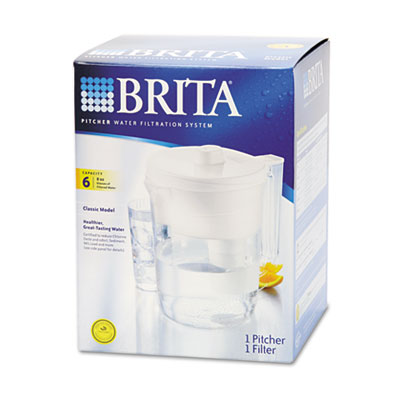 Brita Classic Pour-Through Pitcher, 48-oz. Capacity