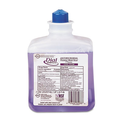 Dial Complete Foaming Hand Wash Refill, Cool Plum Scent,
