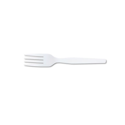 Dixie Plastic Tableware, Heavy Mediumweight Fork