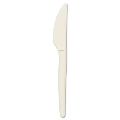 Eco-Products Plant Starch Knife, Cream