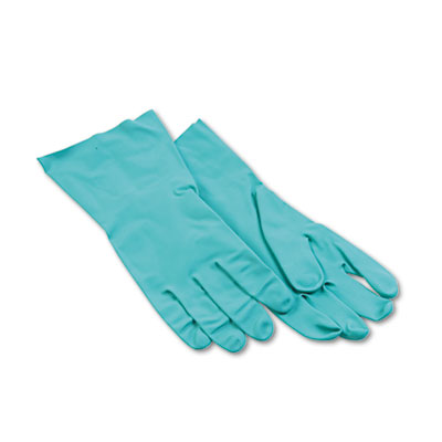 Boardwalk Nitrile Flock-Lined
Gloves, Large, Green, Pair