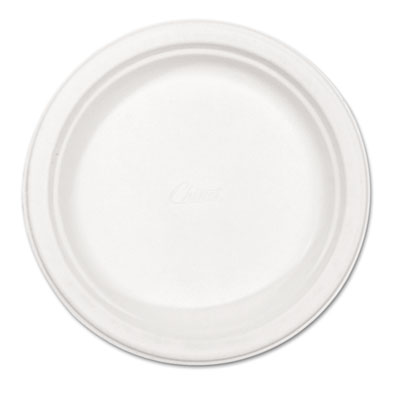 Chinet Paper Dinnerware, Plate, 8-3/4&quot; Diameter, White