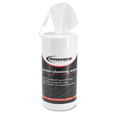 Innovera Screen Cleaning
Pop-Up Wipes