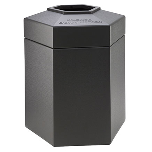 45-Gallon Hex Waste Container