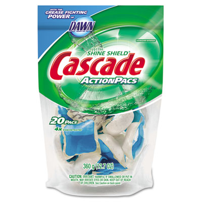 Cascade Action Pacs, Blue.7 oz. Reclosable Bag