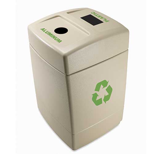 Recycle55 Plastic/Aluminum Recycling Waste Container