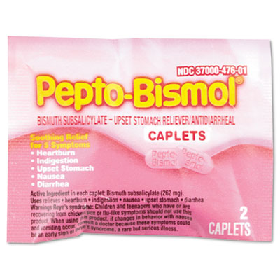 Pepto-Bismol Caplets, Two-Pack