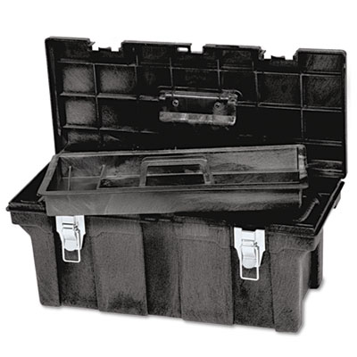 Rubbermaid Commercial Industrial 26&quot; Tool Box, Black