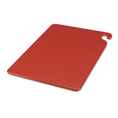 San Jamar Cut-N-Carry Color Cutting Board, Plastic, 20w x