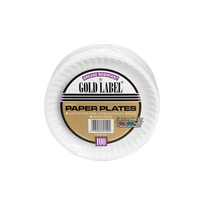 AJM Packaging Corporation Coated Paper Plates, 6