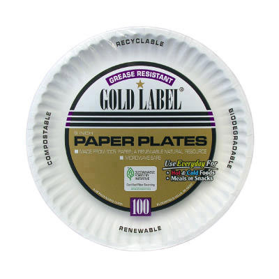 AJM Packaging Corporation Coated Paper Plates, 9