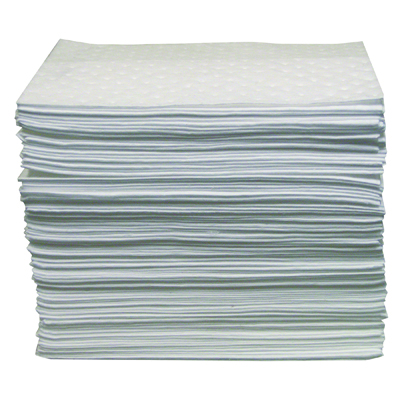 Anchor Brand Oil-Only Sorbent Pads, Gray, 15 x 17