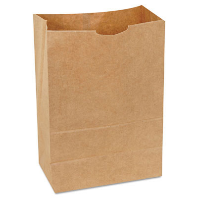 General 1/6 BBL 65# Paper Bag, Natural Kraft Grocery