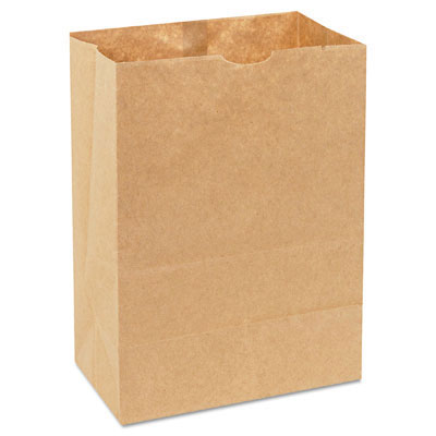 General 1/8 BBL 52# Paper Bag, Natural Grocery Sack,