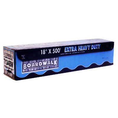 Boardwalk Extra Heavy-Duty Aluminum Foil Roll, 18&quot; x 500