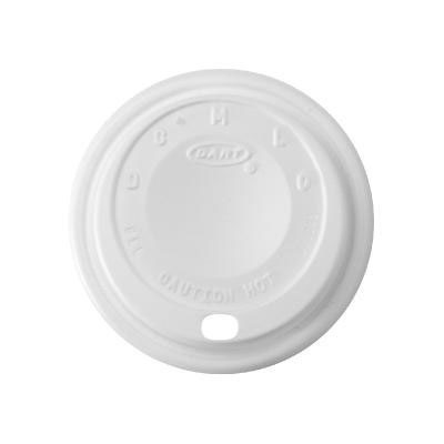 Dart Cappuccino Dome Sipper Lids, Fits 8-10oz Cups, White